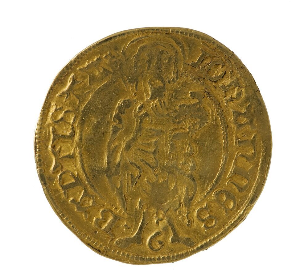 St. Jans goudgulden ca. 1490-95, stad Groningen