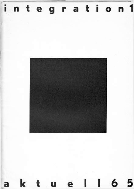 (Revue) Integration, no 1 'aktuell 65' (January 1965)