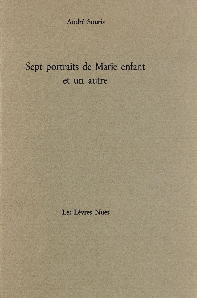 Sept portraits de Marie enfant et un autre