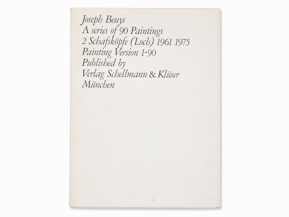 A series of 90 paintings/2 Schafsköpfe (Loch) 1961 1975/Painting version 1-90