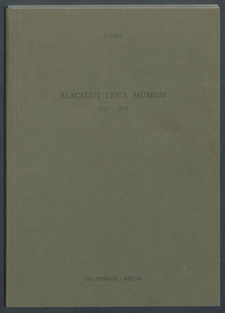 Blackout Leica Museum 1913-1973