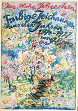 Farbige Zeichnungen aus den Jahren 1970-1977 von Günter Brus