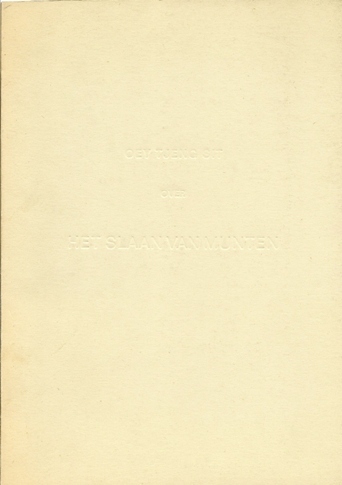 Over het slaan van munten