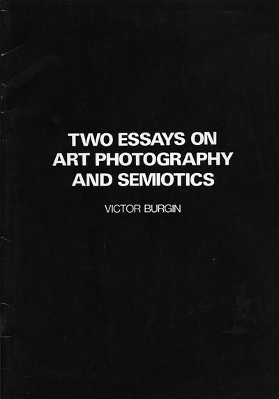 Two essays on art photography and semiotics