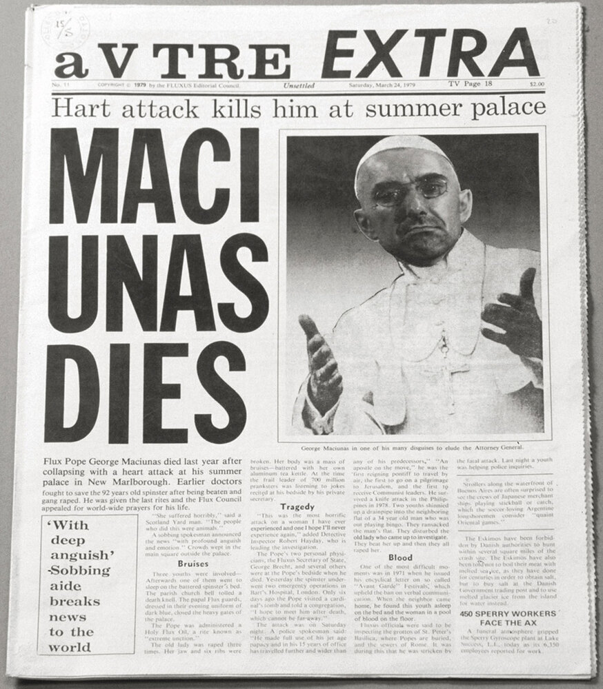 a V TRE EXTRA (Fluxus newspaper nr 11)