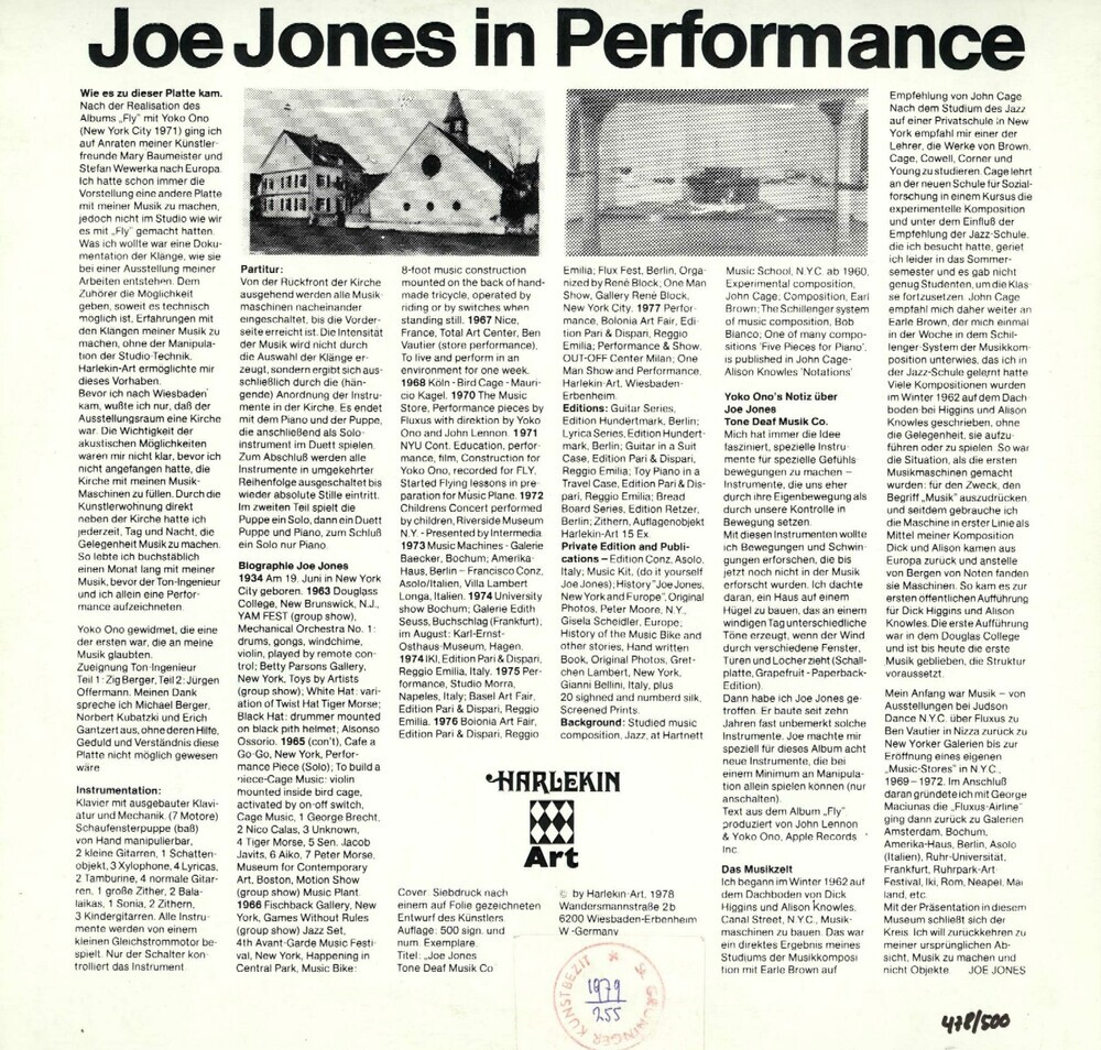 Joe Jones - In Performance