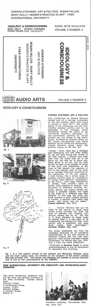 Audio Arts, Vol.3 nr 3 - Ideology & Consciousness