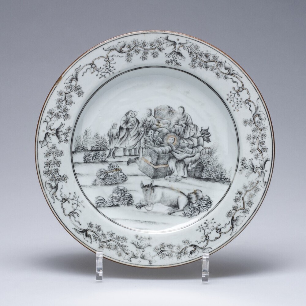 Bord 'Aanbidding door de herders'