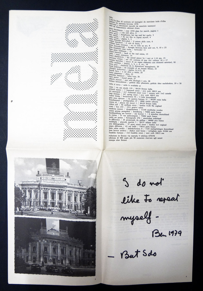 Mèla no.3, Autumno/Inverno 1978