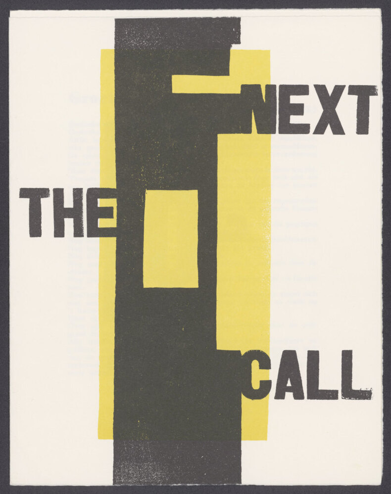 The next call 2 (facsimile) (G-49a)