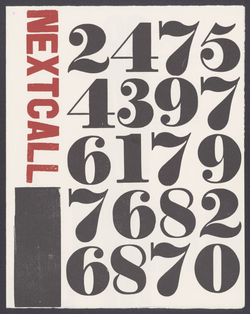 The next call 4, 1924 (facsimile) (G-58a)