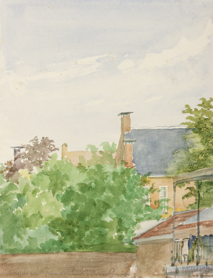 Hofstraat (uit de 8-delige serie: Uit mijn raam)