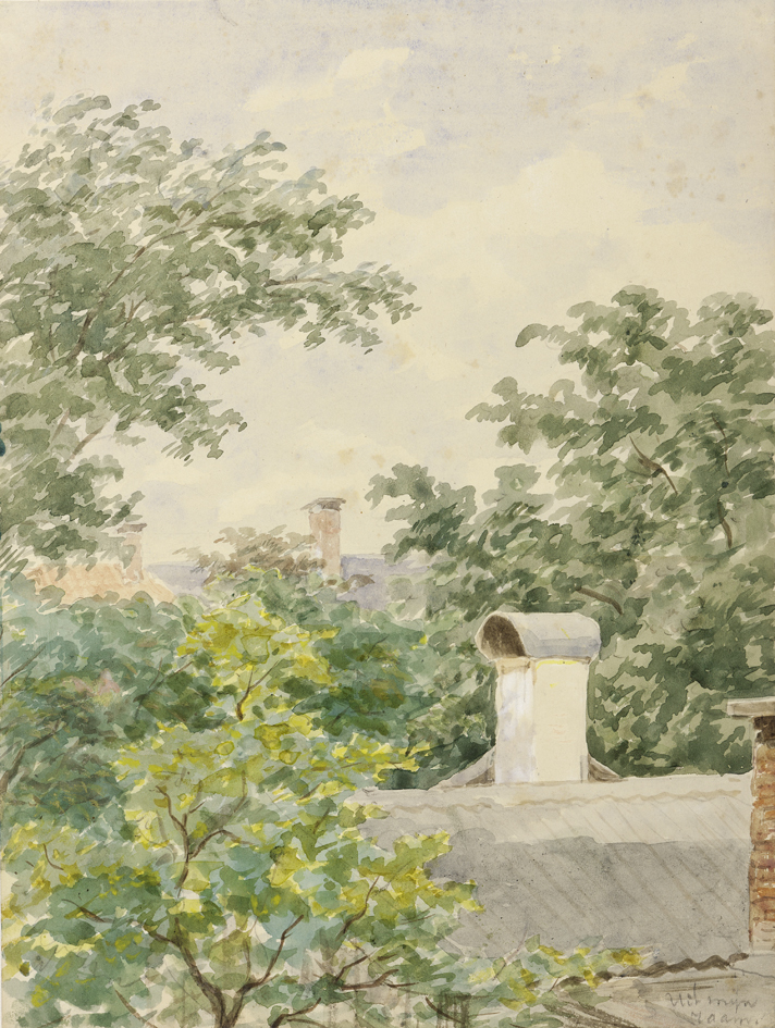 Hofstraat (uit de 8-delige serie: Uit mijn raam)