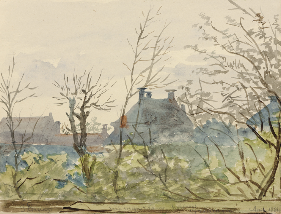 Hofstraat (uit de 8-delige serie: Uit mijn raam)