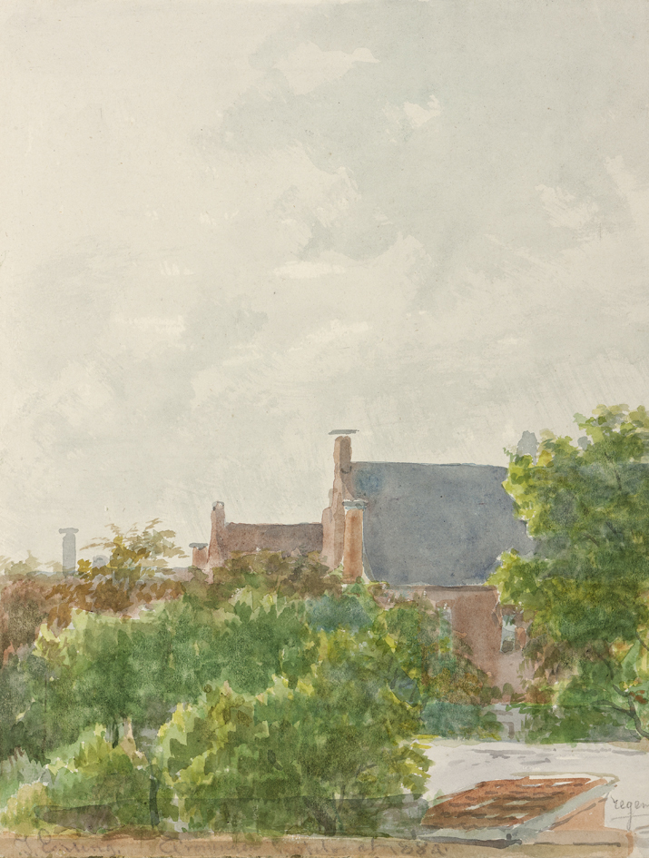 Hofstraat (uit de 8-delige serie: Uit mijn raam)