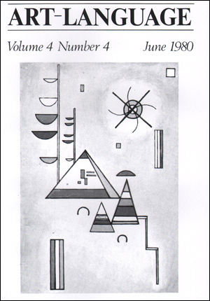 Art-Language Volume 4, no. 4 June 1980