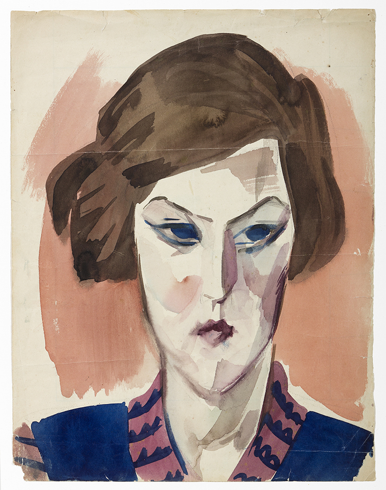 Portretstudie leerling gemeentelijke H.B.S.