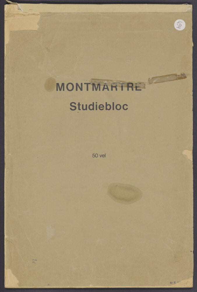 Schetsboek met 25 studies