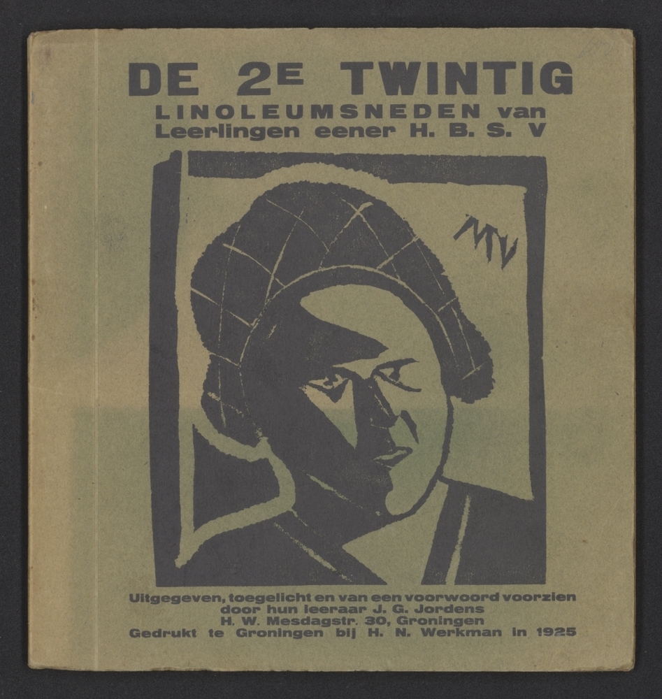 De 2e Twintig linoleumsneden van leerlingen eener H.B.S. V. (G-75)