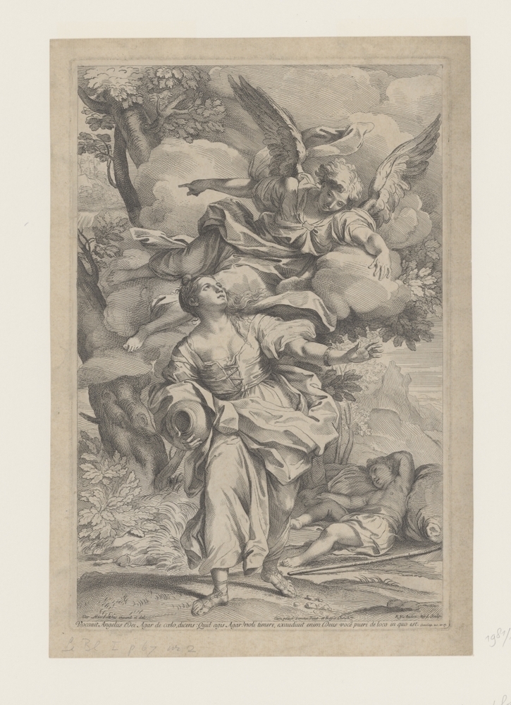 Hagar en Ismaël in de woestijn