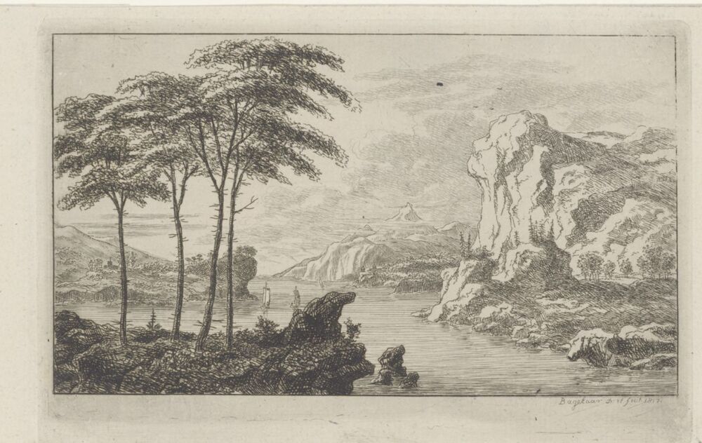 Berglandschap met meer