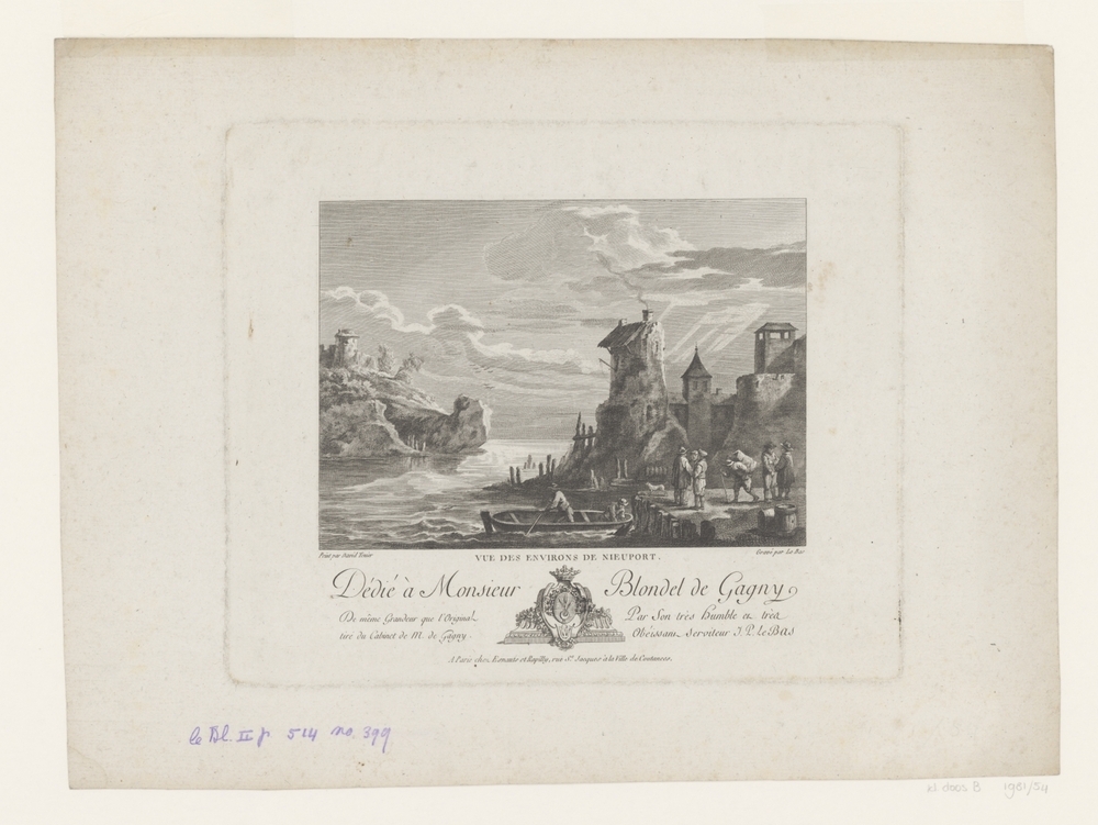 Gezicht op de omgeving van Nieuwpoort