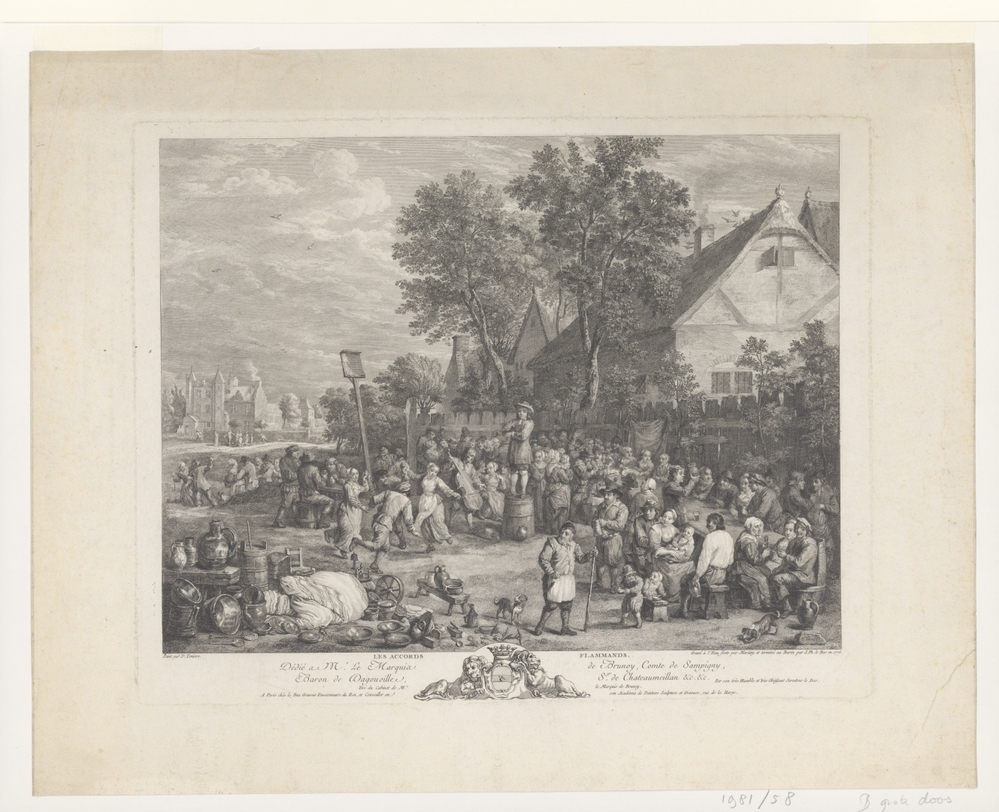 Les accords flammands (titel op object)