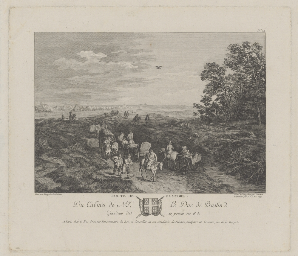 Route de Flandre (titel op object)