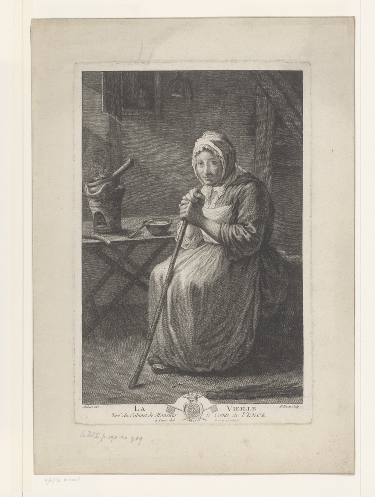 La vieille (titel op object)