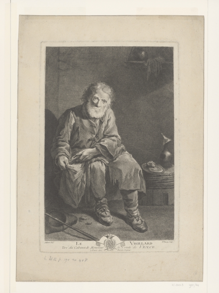 Le vieillard titel op object)