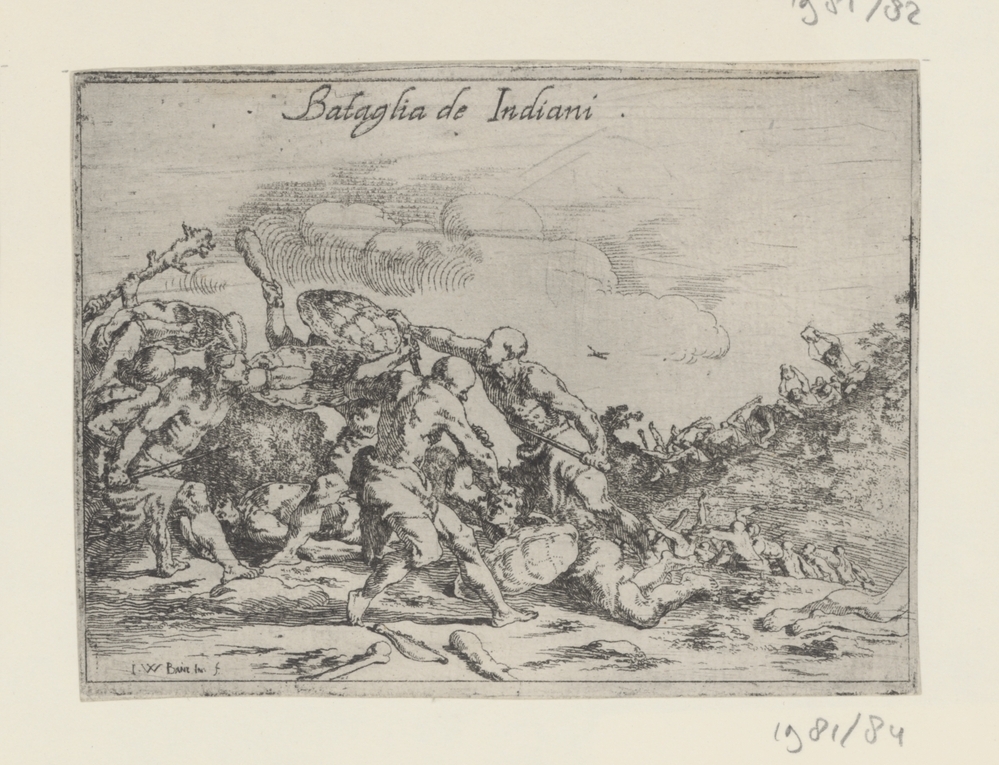 Battaglia de Indiani (serie: Capricci di varie battaglie)