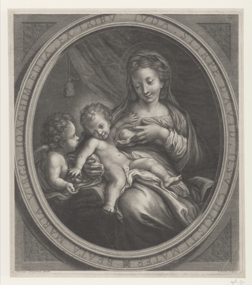 Madonna met Kind en engel