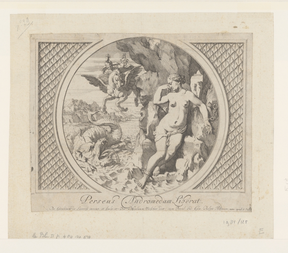 Perseus bevrijdt Andromeda