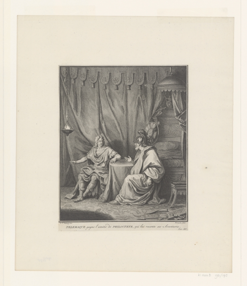 Philoctetes vertelt Telemachus over zijn avonturen