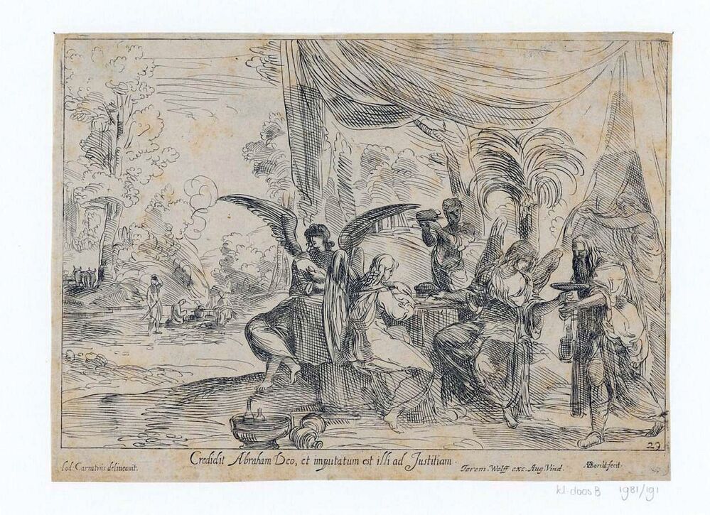 Abraham en de drie engelen