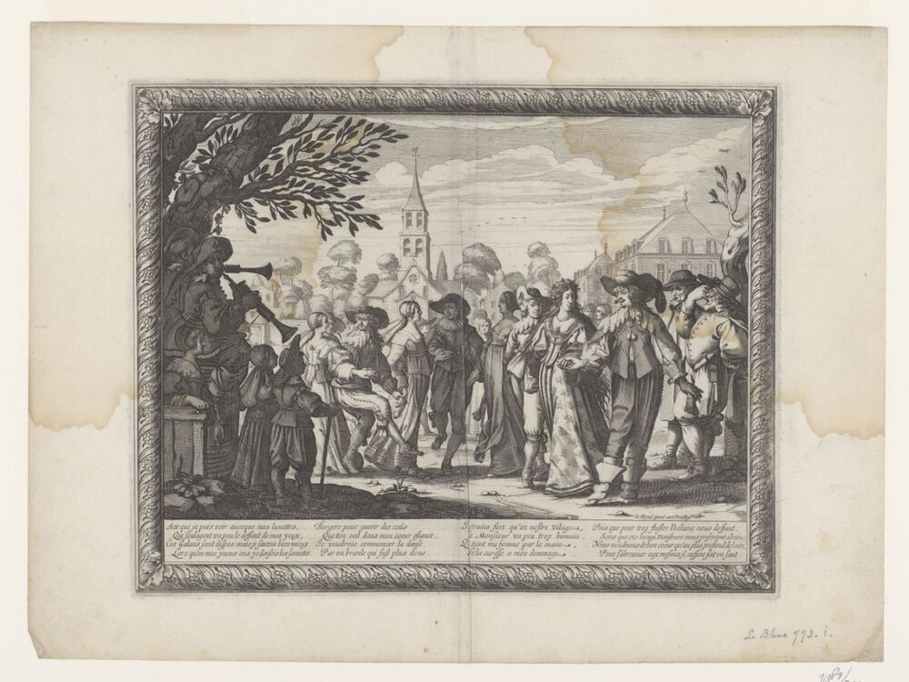 De dans van de dorpelingen (serie: Le mariage à la campagne)