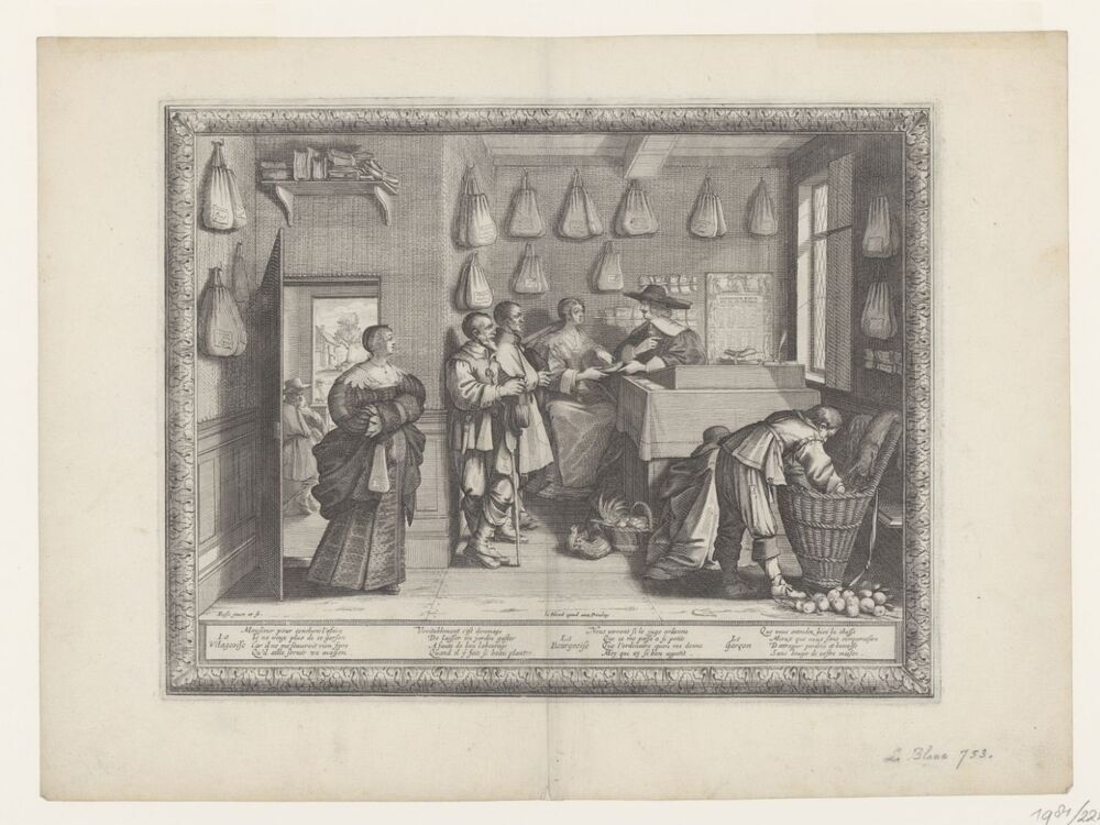 Procureur in zijn kantoor (serie: De beroepen)