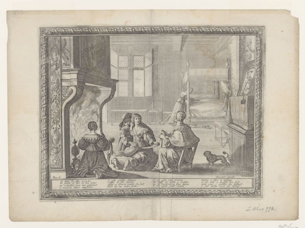 Het bezoek aan de voedster (serie: Le mariage à la ville)