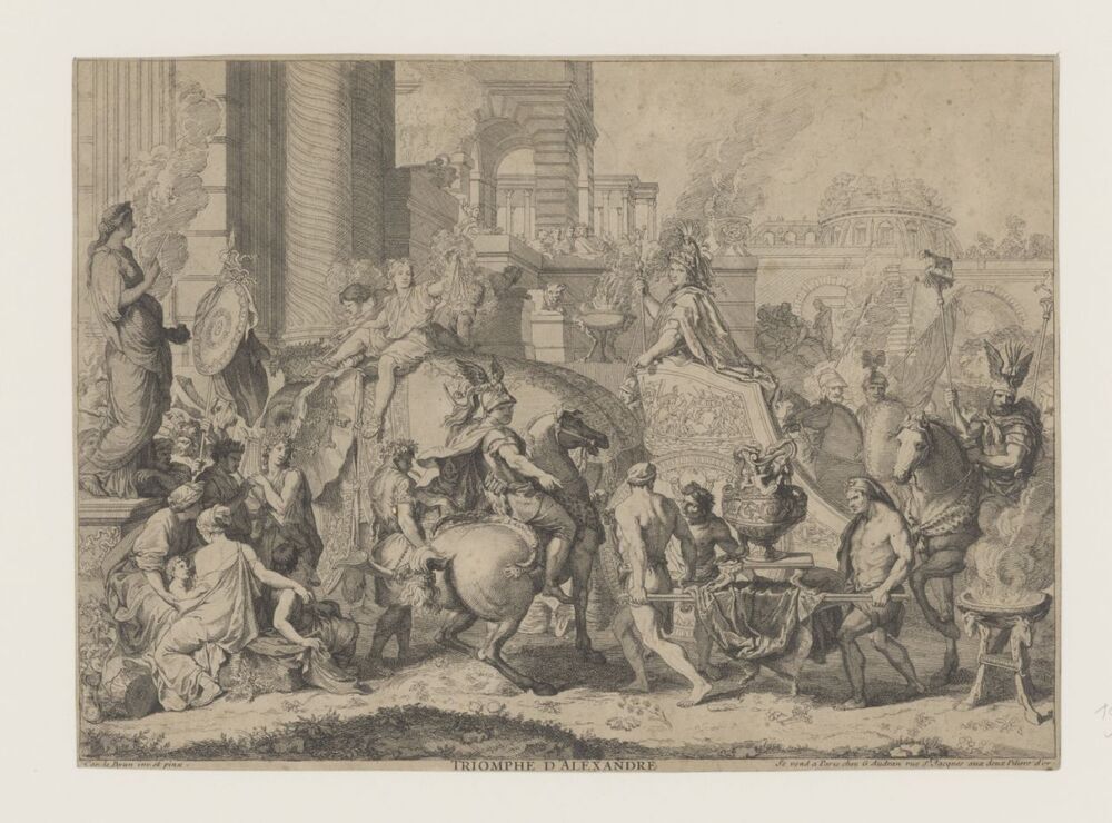 Alexanders intocht in Babylon (serie: De overwinning van Alexander)