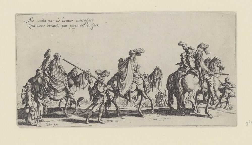 Les bohemiens en marche