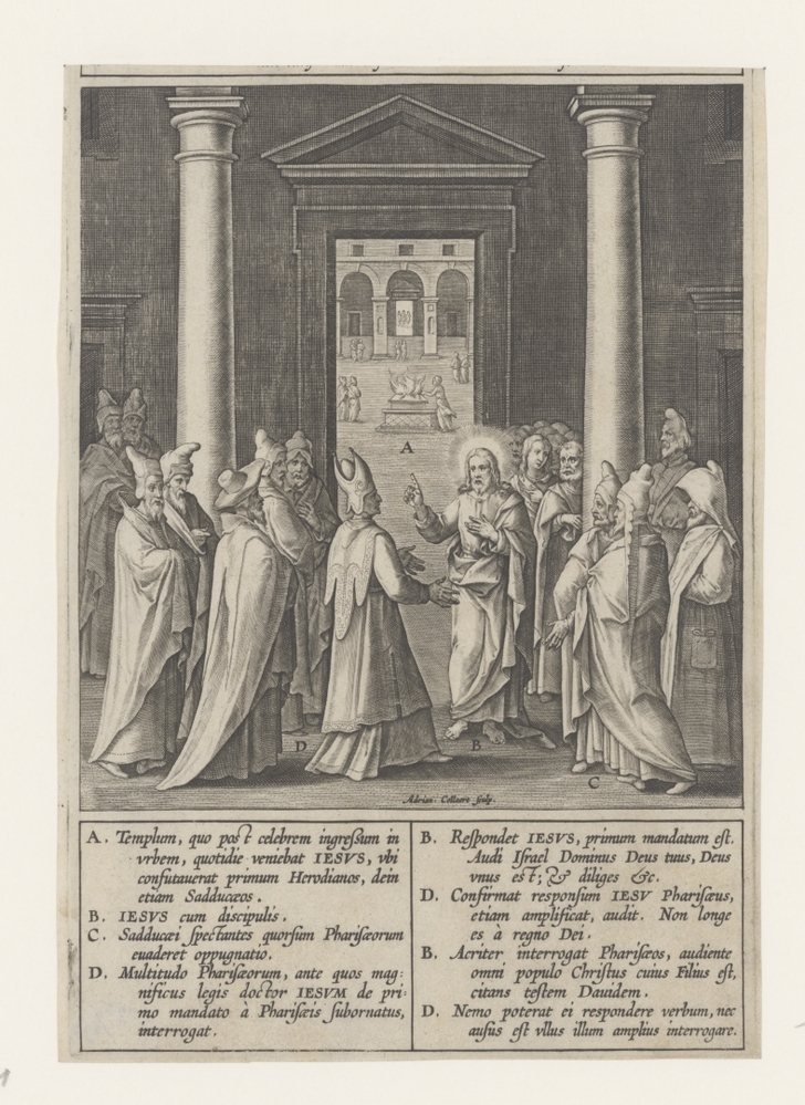 Debat met de sadduceeën en de farizeeën