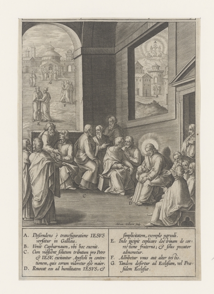 Christus onderricht zijn leerlingen