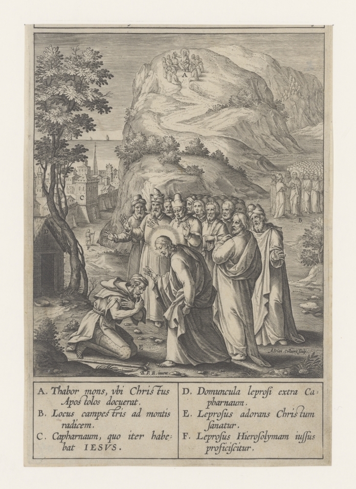 Christus geneest een melaatse