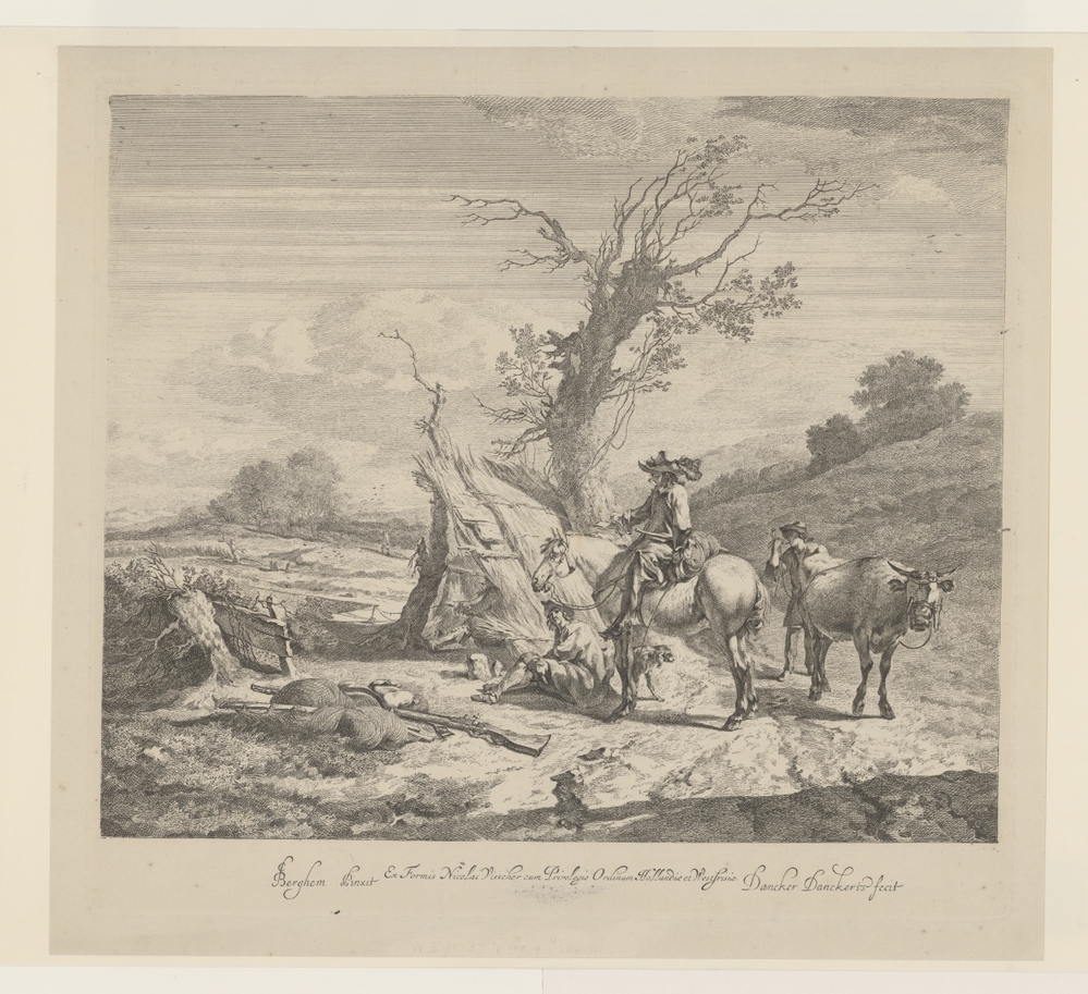 Vinkenbaan met vinkers of vogelvangers