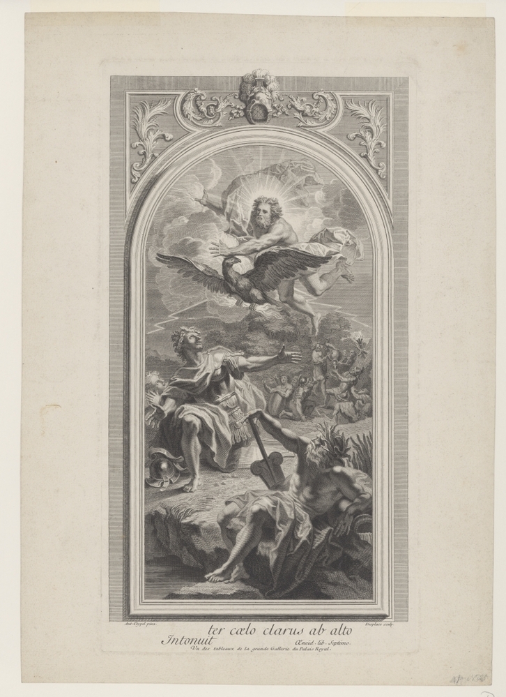 Jupiter verschijnt aan Aeneas