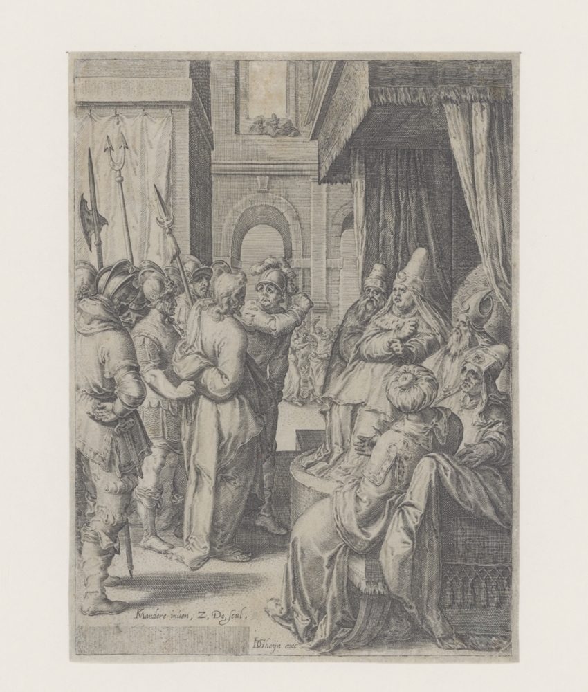 Christus voor Kajafas (serie: Passie van Christus)