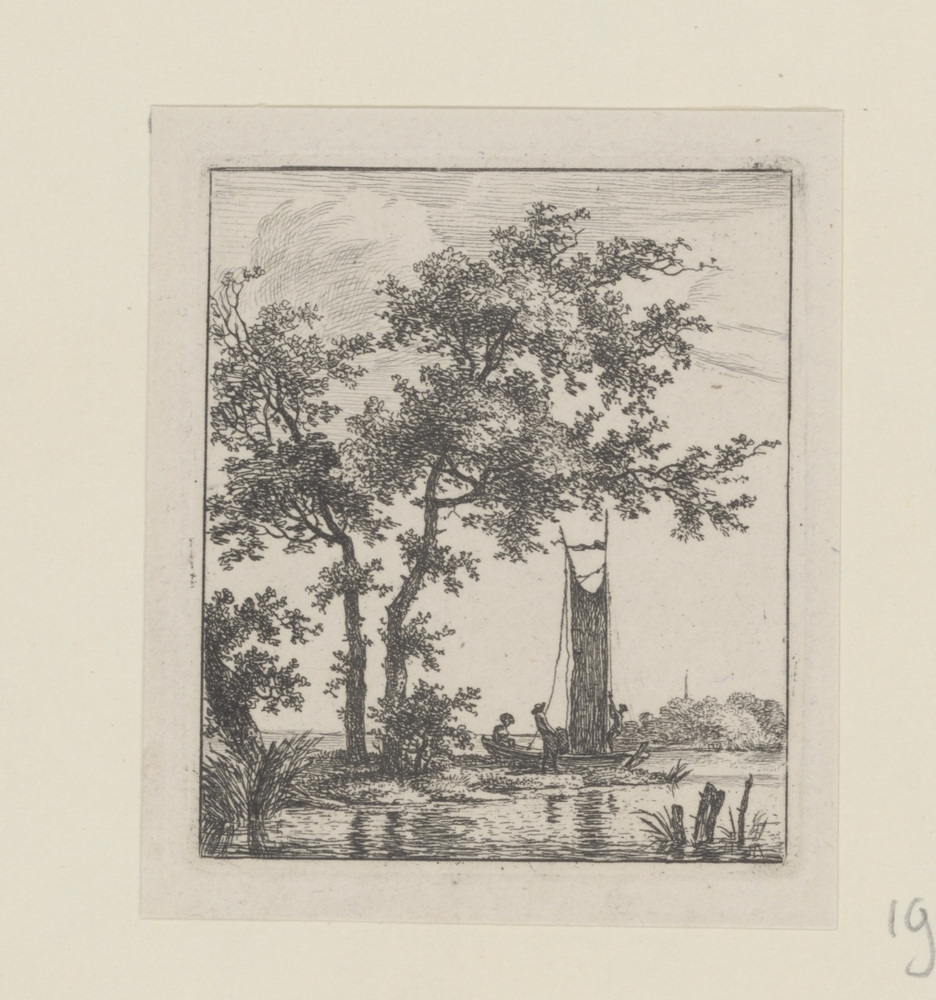 Heisen van het zeil (serie landschappen)