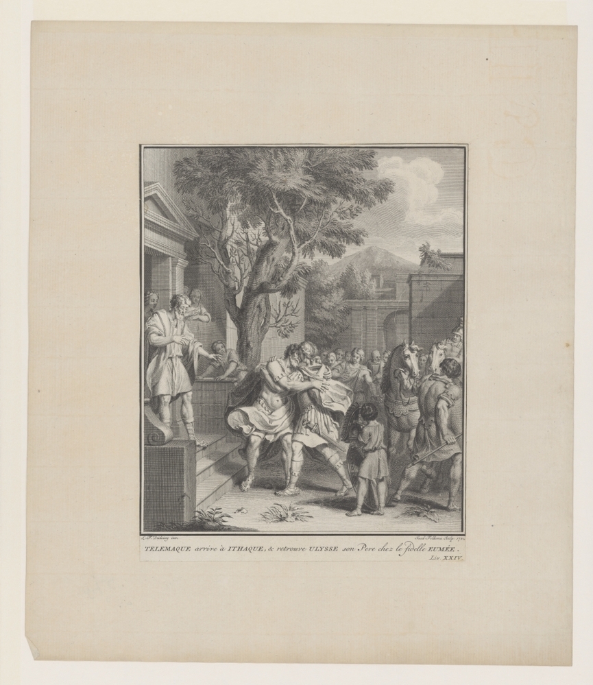 Telemachus en Nestor in omhelzing (serie: Avonturen van Telemachus)