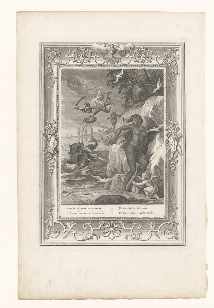 Perseus bevrijdt Andromeda (serie: De tempel der zang-godinnen)