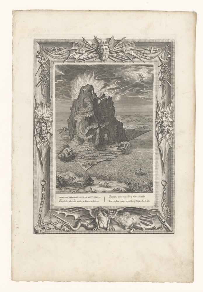 Enceladus onder de berg Etna (serie: De tempel der zang-godinnen)